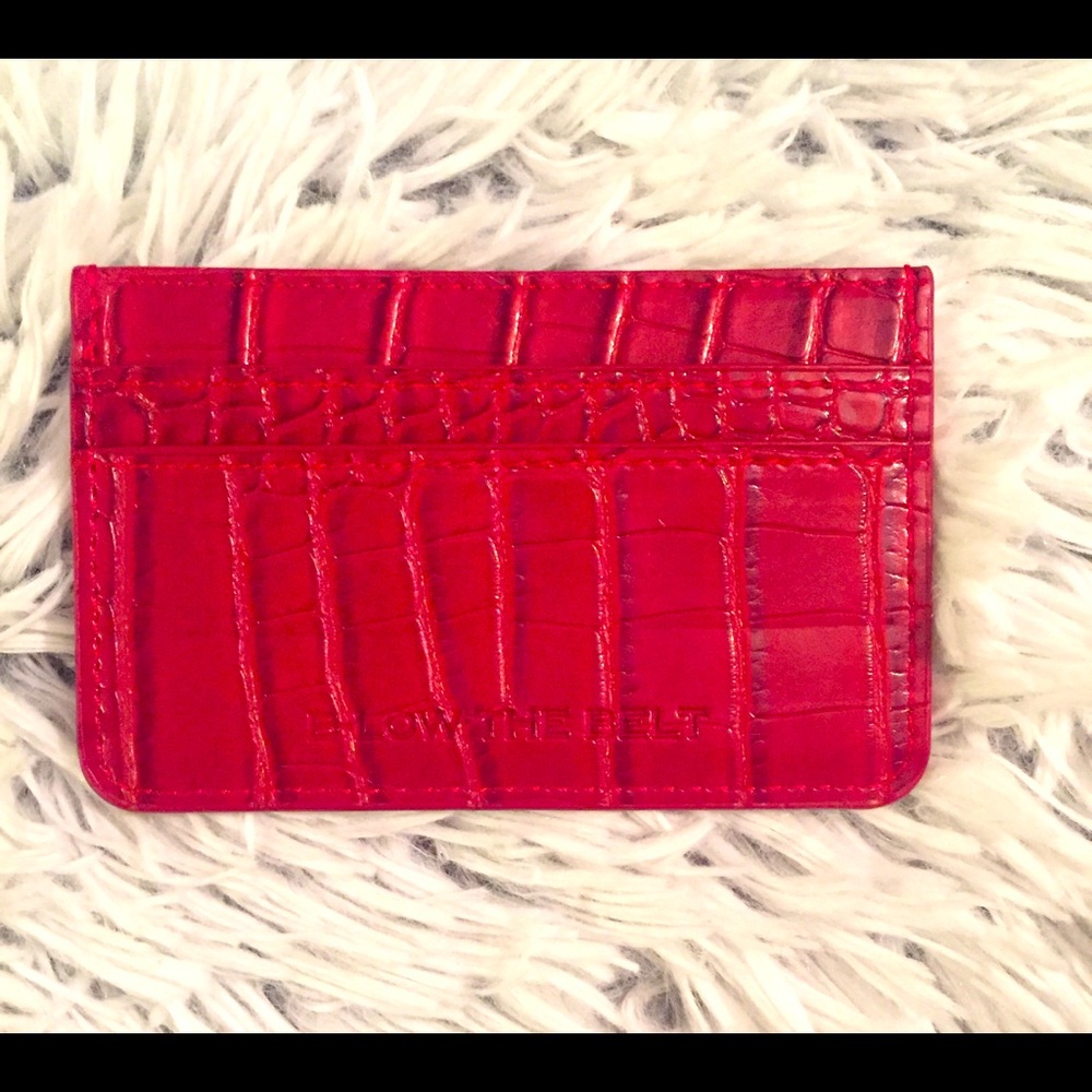 B-Low The Belt Croc Card Case